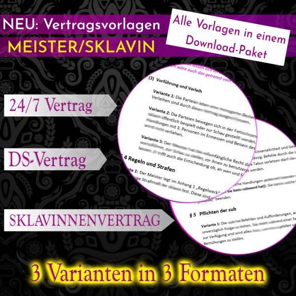 Vertragsvorlagen "Meister/Sklavin"