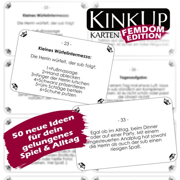 KinkUp Karten - Femdom Edition – Bild 3